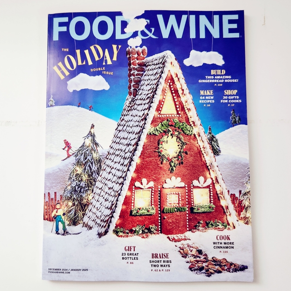 🍭7/$15 Food & Wine Magazine December 2024/January 2025 The Holiday